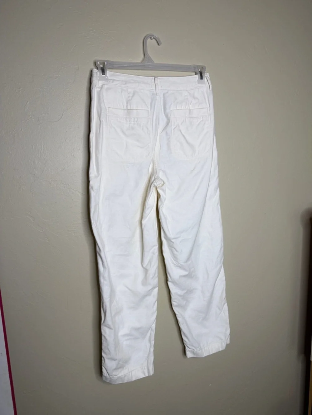 J Crew Women’s Off White High-Rise Utility Pants